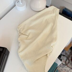 SHEIN Cream Textured Women's Top